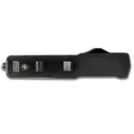 Templar Knife Templar Knives Premium Lightweight Slim Black Rubber Automatic Knife 3 1/4" Drop Point Blade Black