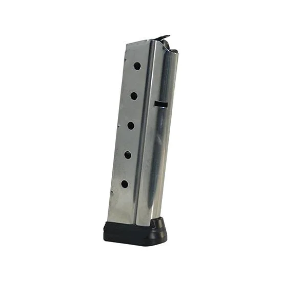 Colt Manufacturing Colt 1911 Gov't/Commander Handgun Magazine Stainless with Base Pad 9mm Luger 10/rd