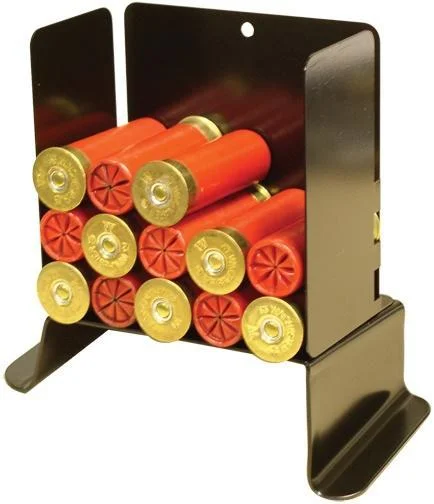primary-31798 Mayville Engineering Co./Mec MEC EZ-Pak black metal holder loaded with red shotgun shells