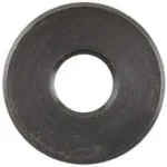 Mayville Engineering Co./Mec MEC Spring Pad black round pad, front view with center hole
