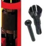 MEC Super Sizer Die Set Converter, black die parts beside a partial red press