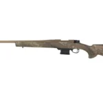 HOWA M1500 FENCE LINE rifle, right-side view with camouflage stock and black barrel