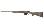 HOWA M1500 FENCE LINE rifle, right-side view with camouflage stock and black barrel