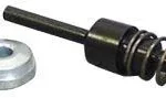 Mayville Engineering Co./Mec MEC Primer Seat, black spring-loaded tool with silver base