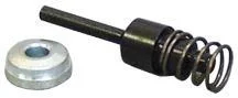 Mayville Engineering Co./Mec MEC Primer Seat, black spring-loaded tool with silver base