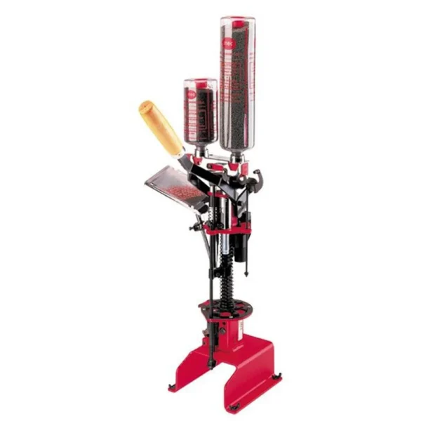 Mayville Engineering Co. MEC 8567N Grabber Shotshell Reloader, red press with clear tubes