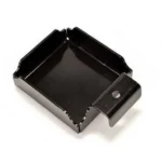 Mayville Engineering Co./MEC MEC Press Tray in black metal, top angled view
