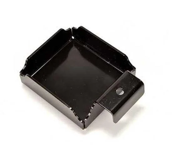 Mayville Engineering Co./MEC MEC Press Tray in black metal, top angled view