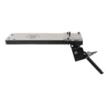 Mayville Engineering Co./Mec MEC E-Z Progressive Primer Feed, black and silver angled side view