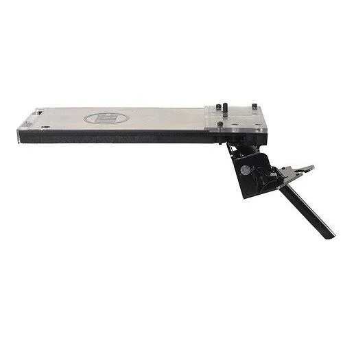 Mayville Engineering Co./Mec MEC E-Z Progressive Primer Feed, black and silver angled side view
