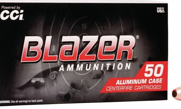 CCI Blazer Aluminum Handgun Ammunition .40 S&W 165 gr FMJ 1100 fps 1000/ct