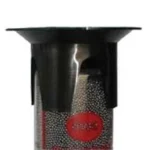 Mayville Engineering Co./Mec MEC EZ Fill Funnel in black, front view on a container