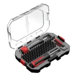 Real Avid Smart-Torq & Driver Master Set, open black case with drivers, wrench and rows of bits