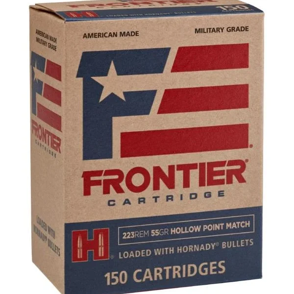 Frontier Cartridge Hornady Frontier Rifle Ammunition .223 Rem 55 gr HP-MATCH 150/ct (Oriented)