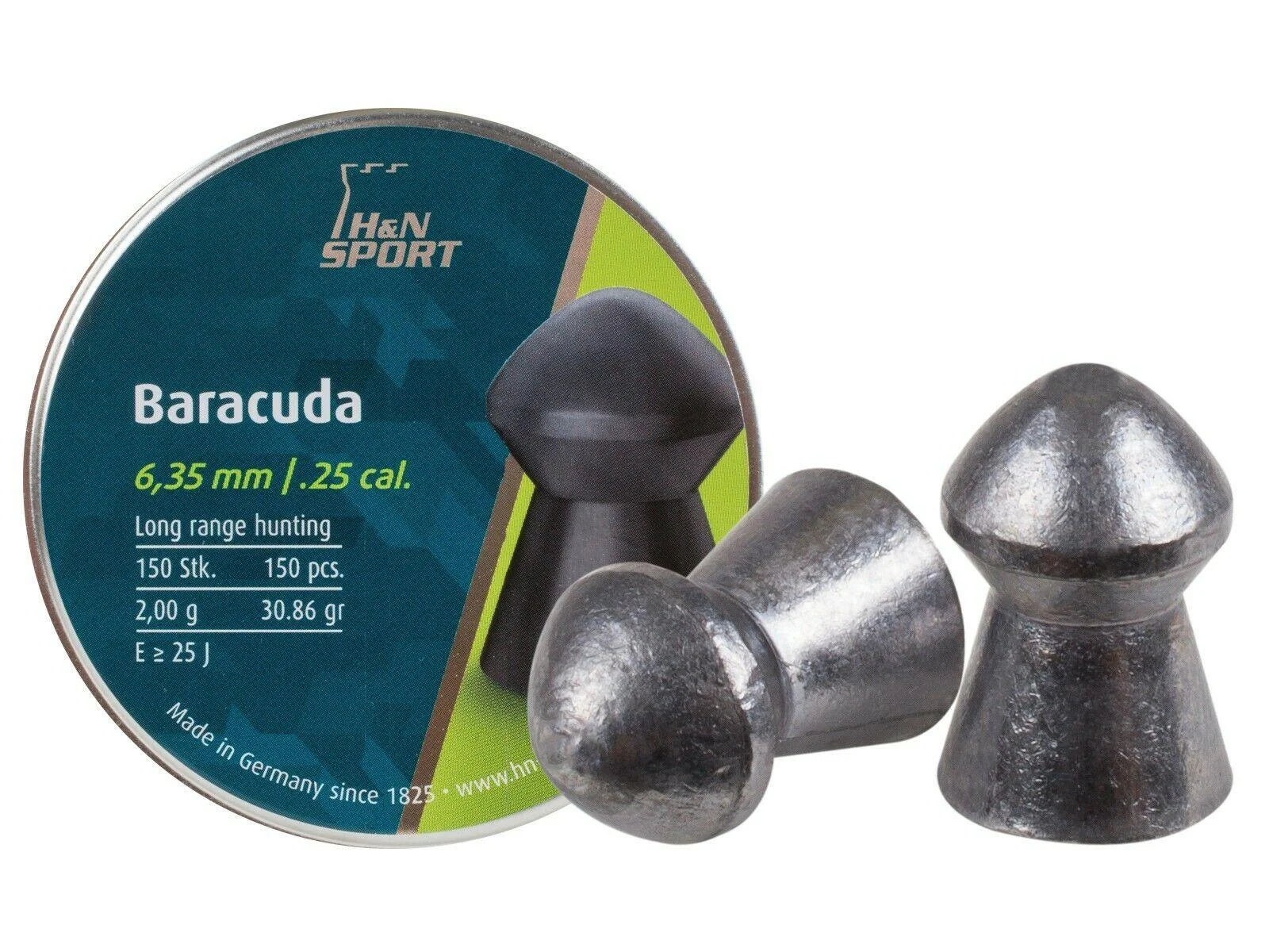 primary-32036 Hatsan USA / Escort Shotguns H&N Baracuda Hunter Extreme, tin and four grey pellets