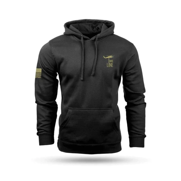 Nine Line Apparel Nine Line American Camo Hooded Sweatshirt Black L