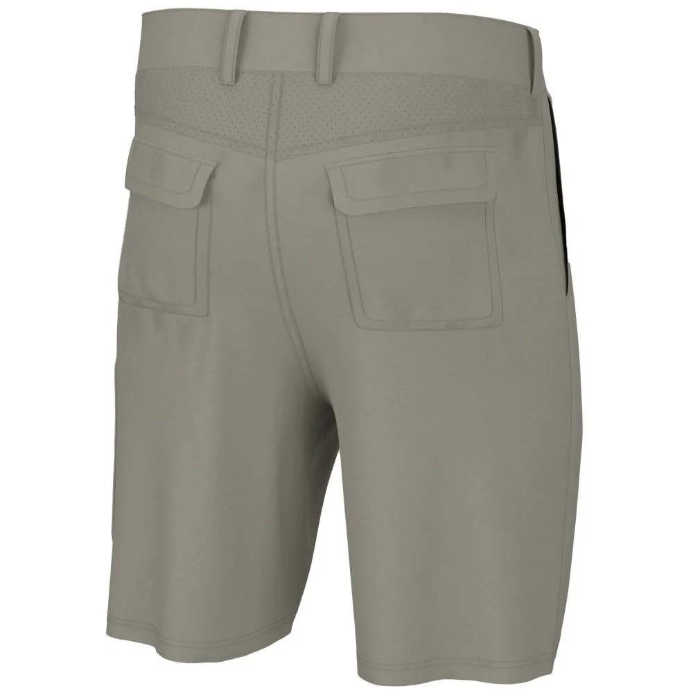 primary-32193 Marolina DBA HUK Huk Next Level 10.5" Shorts Khaki M