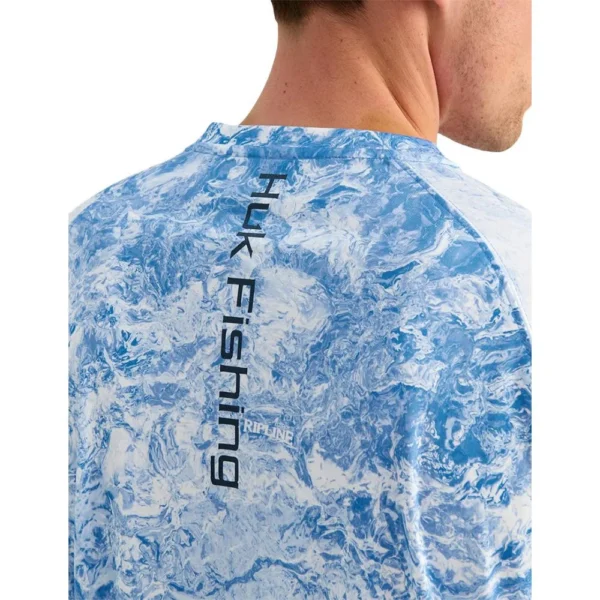 Marolina DBA HUK Huk Mossy Oak Pursuit Performance Long Sleeve Crew Shirt MO Regatta S