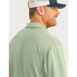 Marolina DBA HUK Huk Icon Polo Short Sleeve Shirt Fog Green S