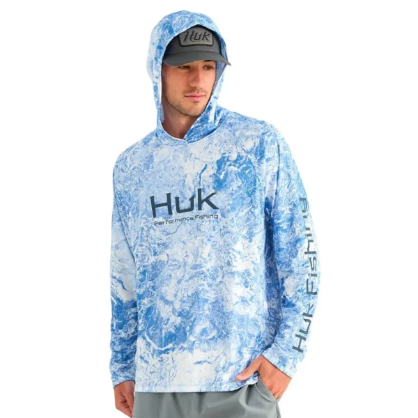 Marolina DBA HUK Huk Mossy Oak Pursuit Performance Hoodie MO Regatta XL