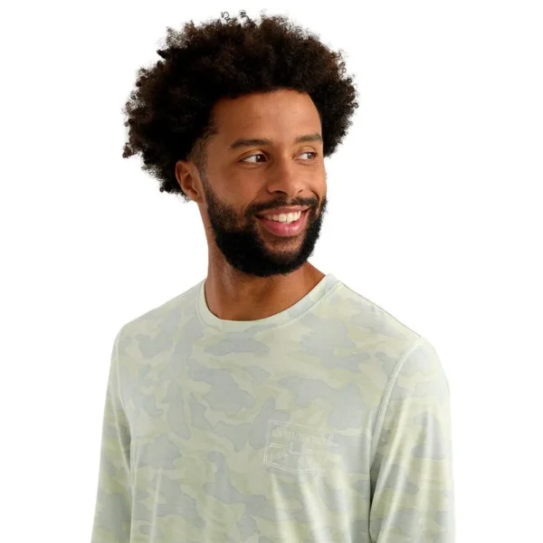 Marolina DBA HUK Huk Drift Performance Long Sleeve Shirt Pale Algae L