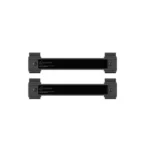 AOB Lockdown Securewall Magnetic Tool Hanger, front view of two black magnetic hanger bars