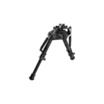 AOB Caldwell XLA HD TAC 6''-9'' Bipod Pivot M-LOK, front three-quarter view with extended black legs