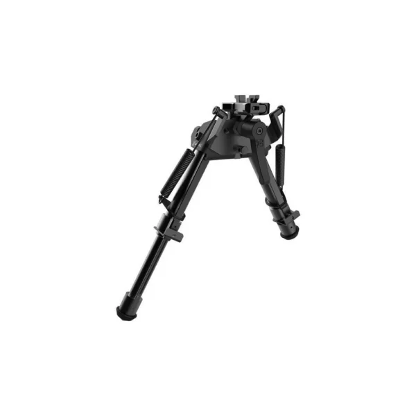 AOB Caldwell XLA HD TAC 6''-9'' Bipod Pivot M-LOK, front three-quarter view with extended black legs