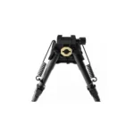 AOB Caldwell XLA 6''-9'' Bipod - Pivot ARCA/Pic, front view with black legs and exposed springs