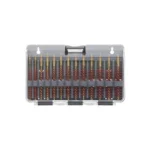 AOB Tipton Best Bore Brush Set, assorted brushes arranged in a clear plastic case