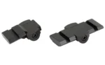 BURRIS BS ADPTR ZEE M77, two black adapters shown from angled top views