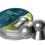 Hatsan USA / Escort Shotguns H&N Field Target Trophy pellets, tin and three silver pellets