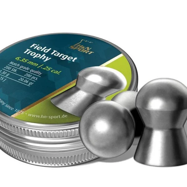 Hatsan USA / Escort Shotguns H&N Field Target Trophy pellets, tin and three silver pellets