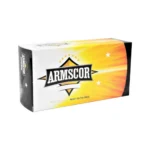 Armscor Handgun Ammunition 9mm Luger 124gr JHP 1068 fps 50/ct, black, white and orange box