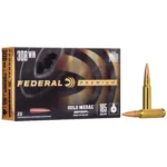 Federal Cartridge Co. Federal Gold Medal Berger Juggernaut Rifle Ammunition .308 Win 185 gr OTM 2600 fps 20/ct