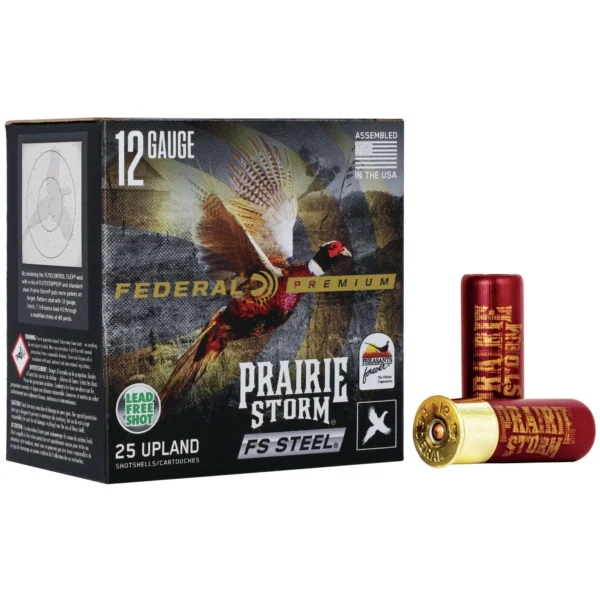 Federal Cartridge Co. Federal Prairie Storm FS Steel Shotshells 12 ga 2-3/4" 1-1/8oz 1350 fps #4 25/ct