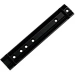 Weaver 1-Piece Multi-Slot Rifle Base Ruger American LA Matte, black top view with mounting holes