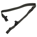Blackhawk! Multi Point Sling Cushion Stretch, black sling laid out with buckles and clips
