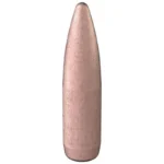 Federal Speer Total Metal Jacket Bullet, copper-coloured side view with pointed tip