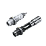 RCBS Matchmaster Competition Neck Bushing Die Set, two silver and black threaded dies