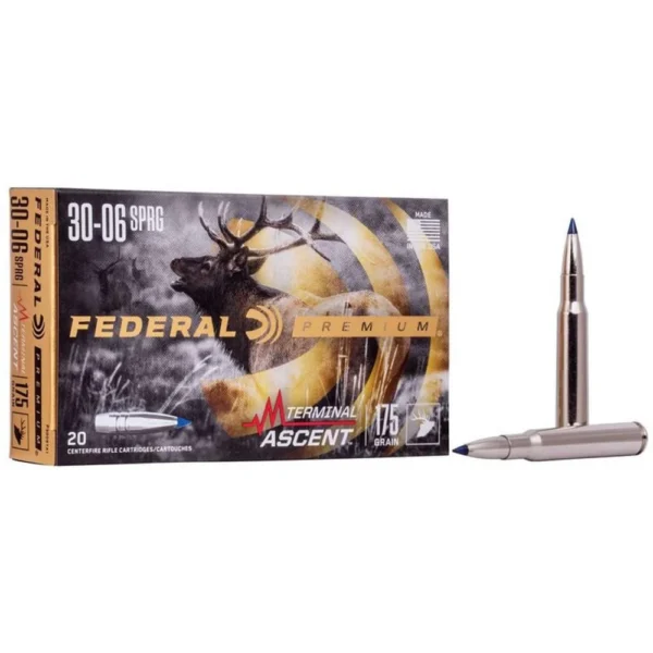 Federal Cartridge Co. Federal Terminal Ascent Rifle Ammunition .30-06 Sprg 175 gr 2730 fps 20/ct