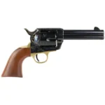 Cimarron Fac Cimarron Pistolero Handgun 9mm Luger 6rd Capacity 4.75" Barrel Case Hardened with Wood Grips