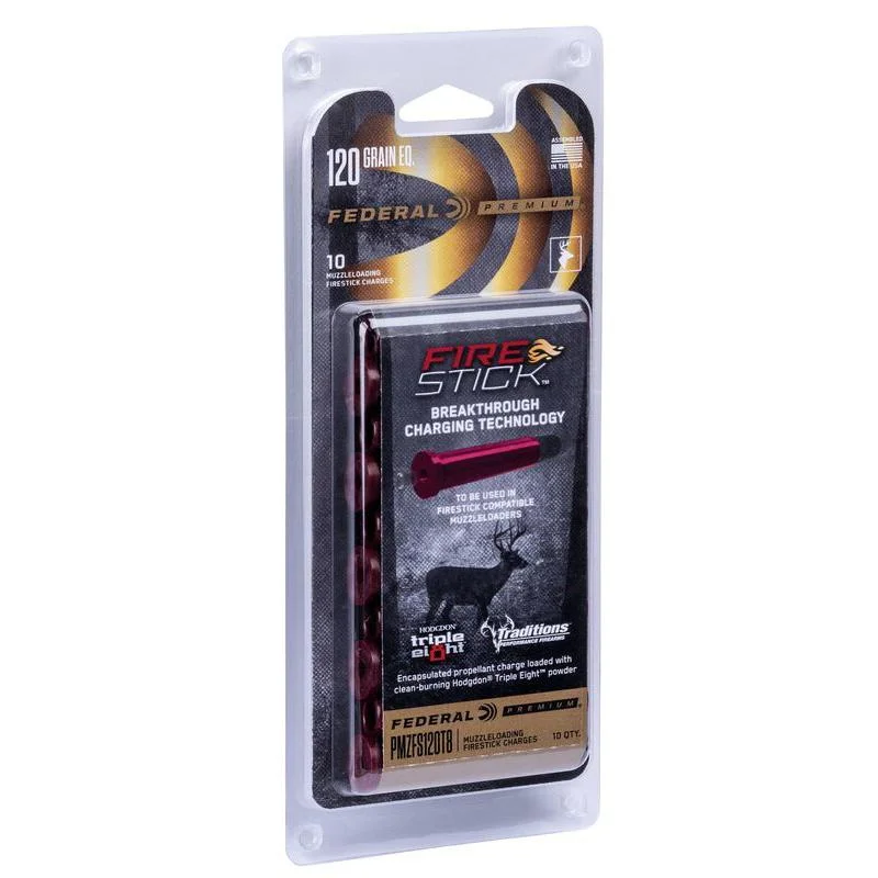 primary-33152 Federal Firestick 120, front view in clear retail blister packaging