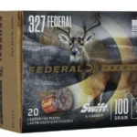 Federal Cartridge Co. Federal Swift A-Frame Handgun Ammunition .327 Fed Mag 100gr JHP 1500 fps 20/ct