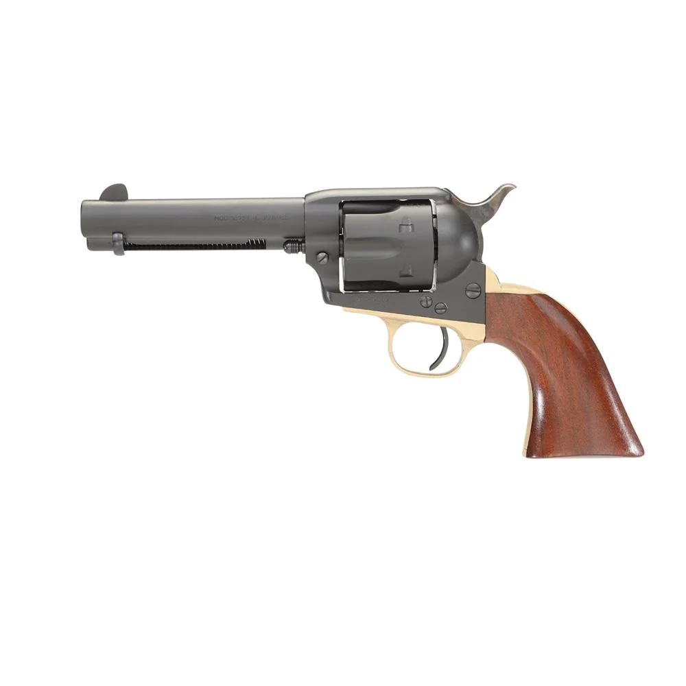 primary-3318 Taylor's & Company Firearms Taylors & Company Old Randall Handgun .357 Mag/.38 Spl 6rd Capacity 4.75" Blued Barrel Wood Grip