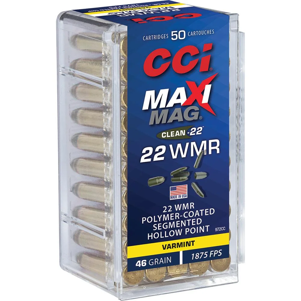 primary-33239 CCI Maxi Mag Rimfire Ammunition .22 WMR SHP 1875 fps 50/ct