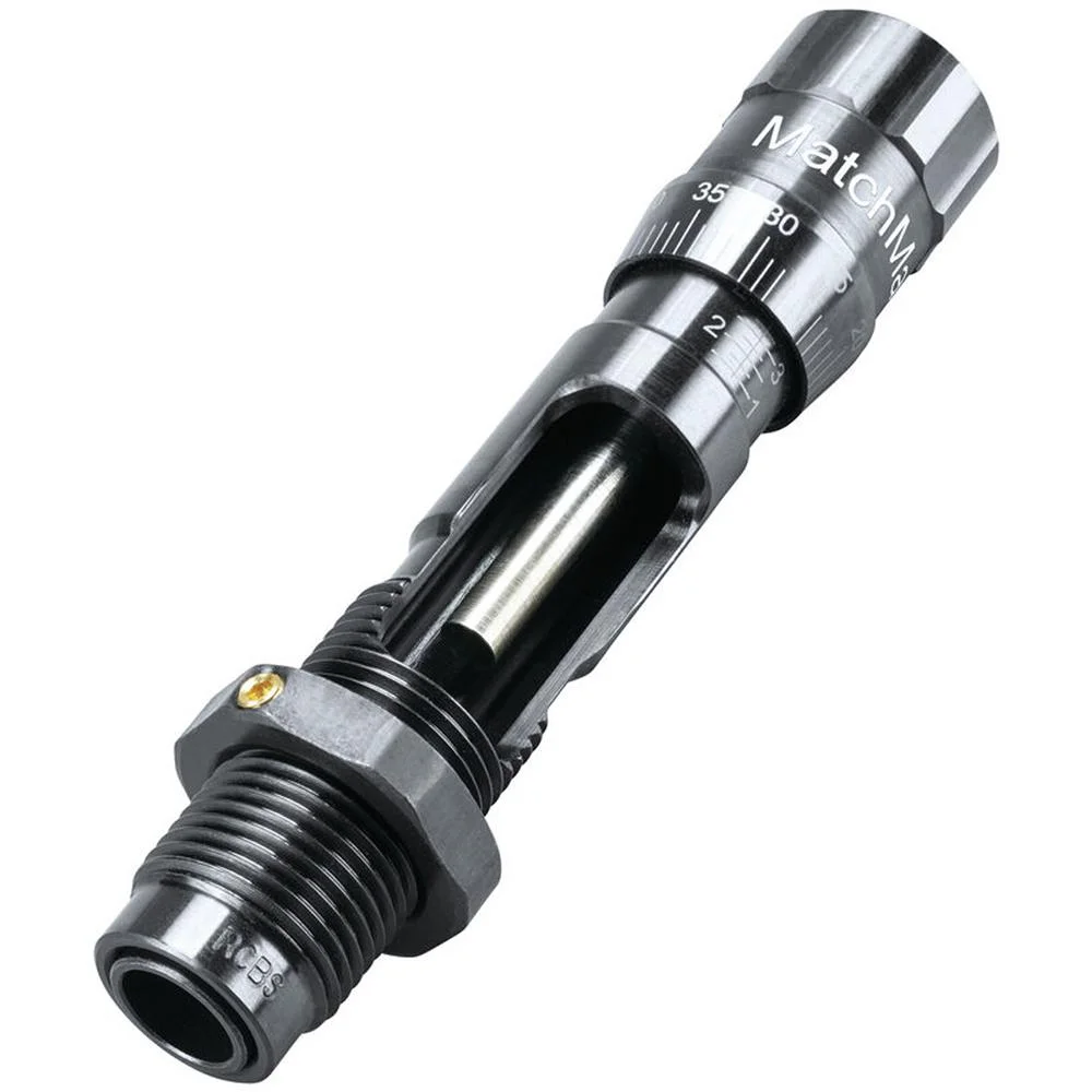 primary-33248 RCBS Matchmaster Competition Seating Die black metal die shown at an angle
