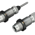 RCBS Small Base Taper Crimp Die Set - AR Series 6mm ARC, two silver threaded dies