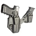 Blackhawk Stache IWB Ruger EC9 PREM Kit black holster with pistol and separate magazine carrier