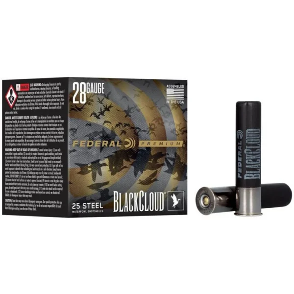 Federal Cartridge Co. Federal Black Cloud FS Steel Shotshell 28ga 3" 3/4oz 1400 fps #4 25/ct